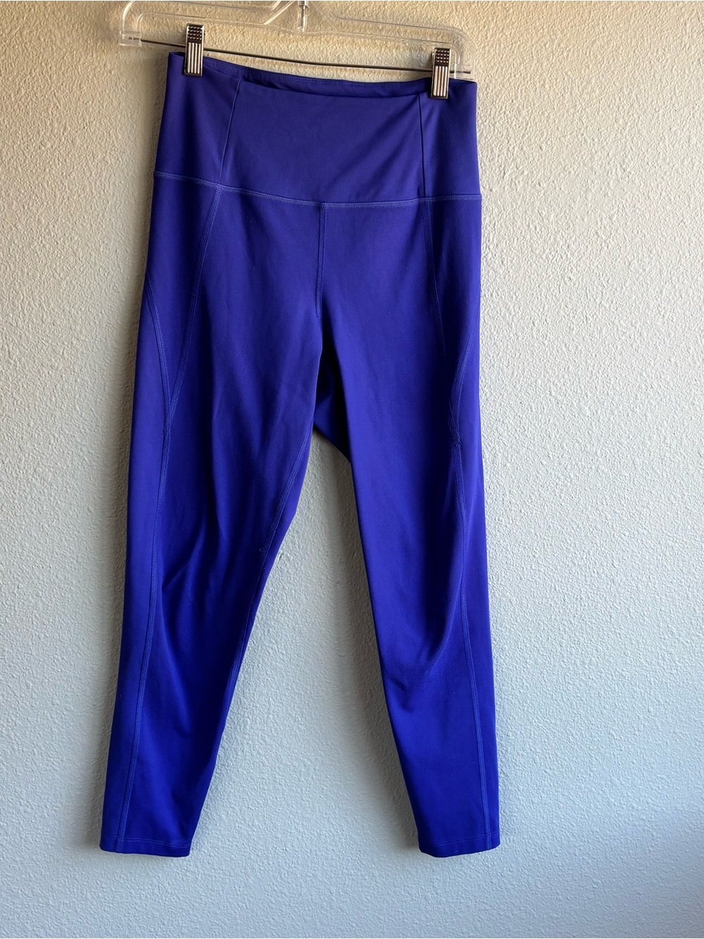 Girlfriend Collective Purple/Blue High-Rise Capri Leggings